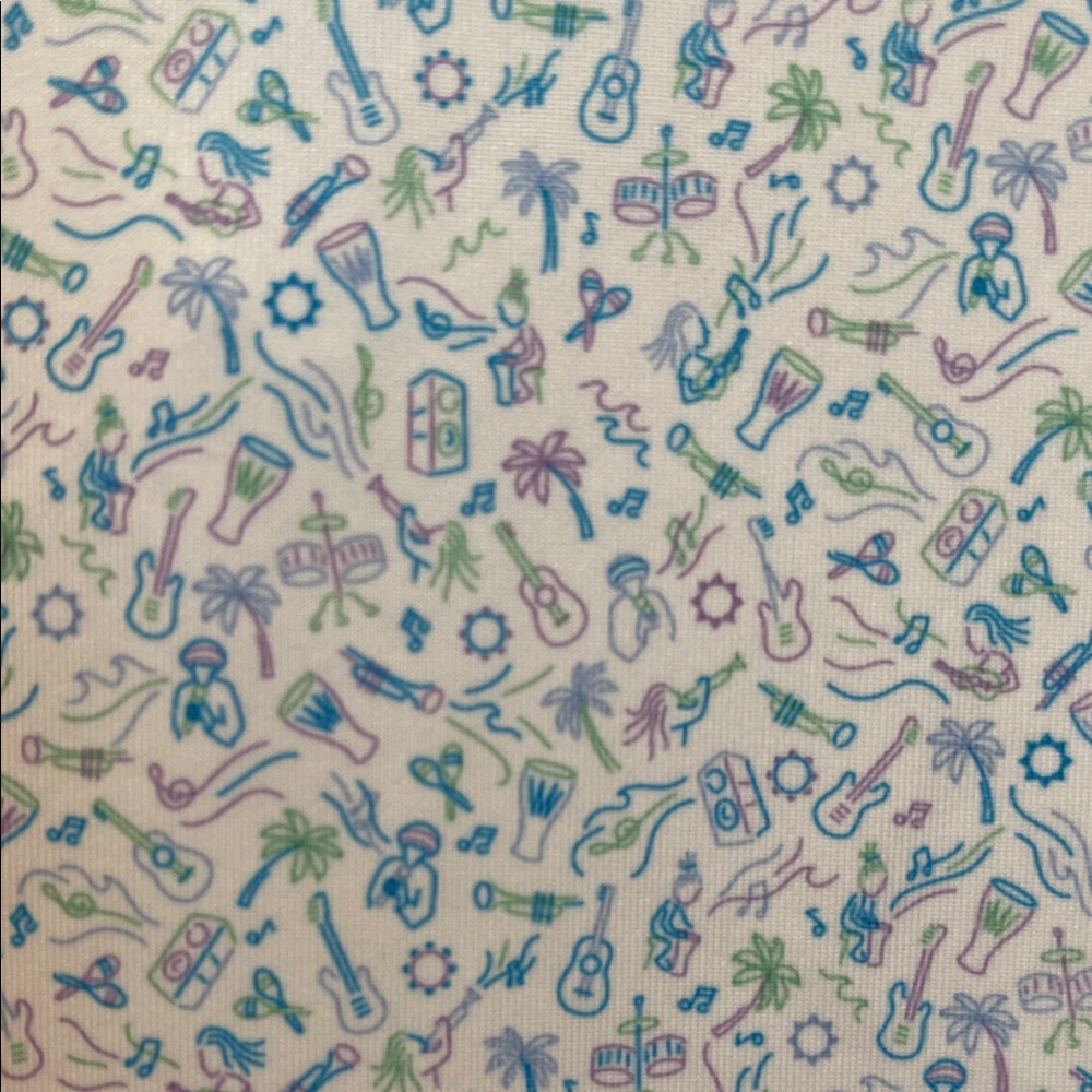 NWT Youth Peter Millar Blue and White Patterned Polo Shirt - Picture 7 of 7